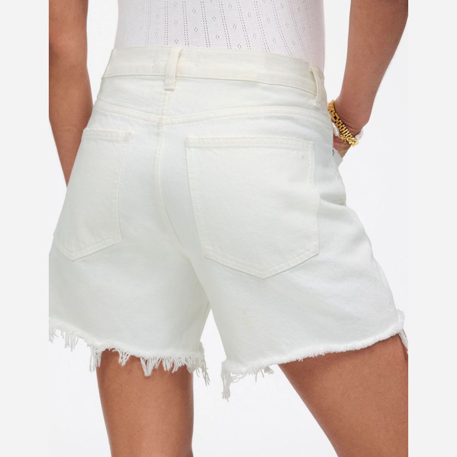 damen madewell des brynn lange shorts weiß