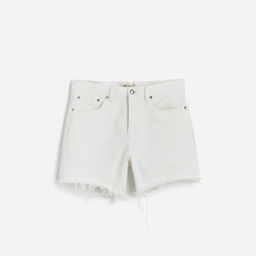 damen madewell des brynn lange shorts weiß