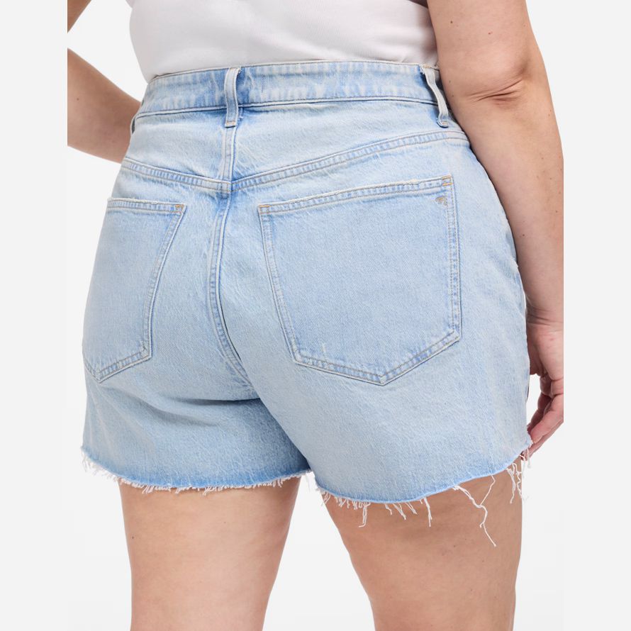 light blue madewell plus perfekte vintage womens shorts