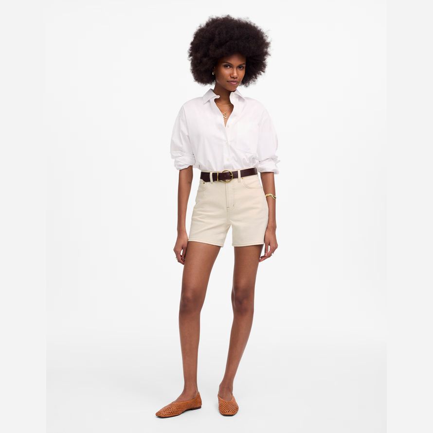 madewell die perfekte vintage-mid-länge denim-womens-shorts-cream