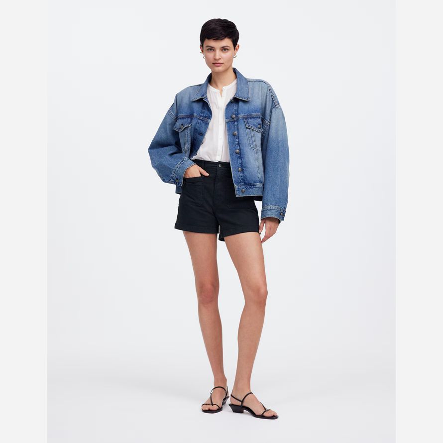 damen madewell das emmett-shorts-navy