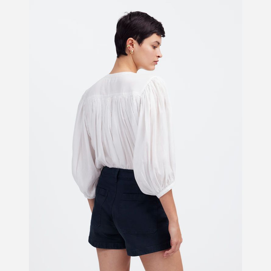 damen madewell das emmett-shorts-navy