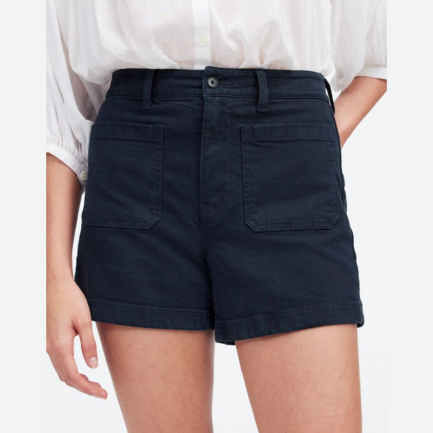 damen madewell das emmett-shorts-navy