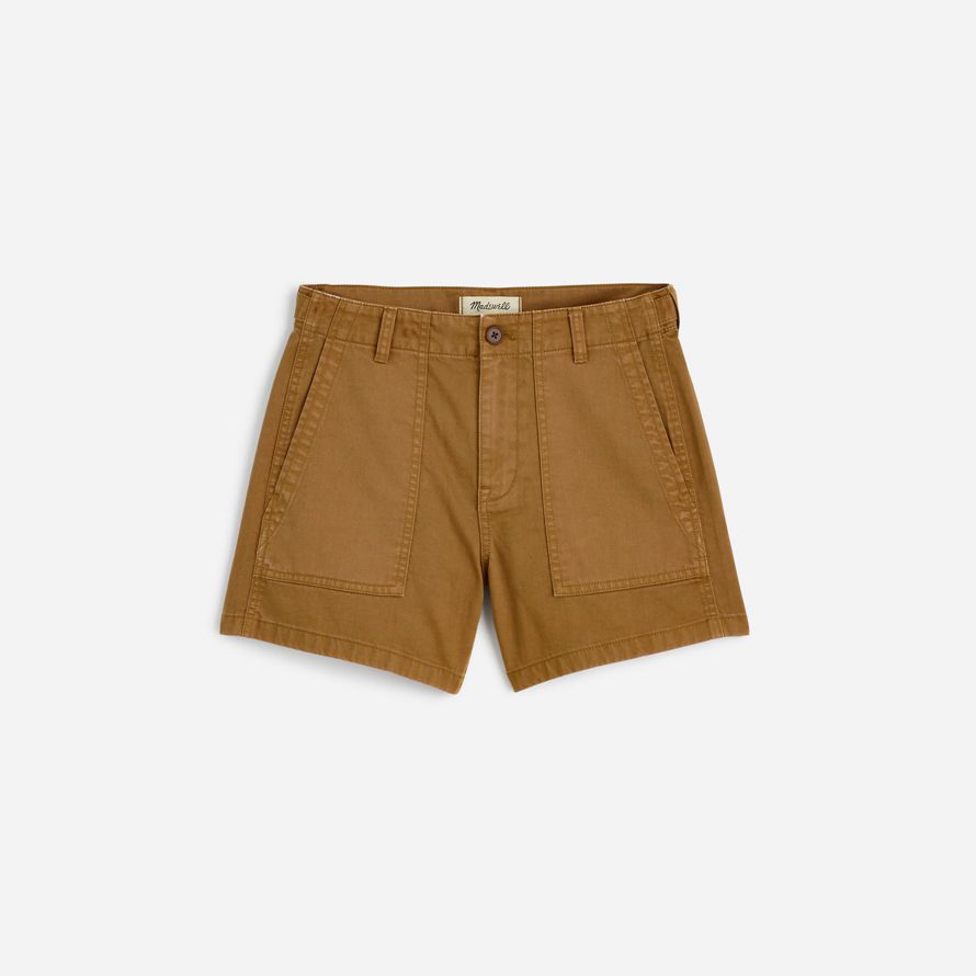 madewell die brynn utility womens-shorts-brown
