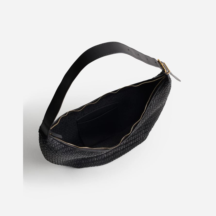 schwarz madewell das wesentliche kurve womens shoulder bag