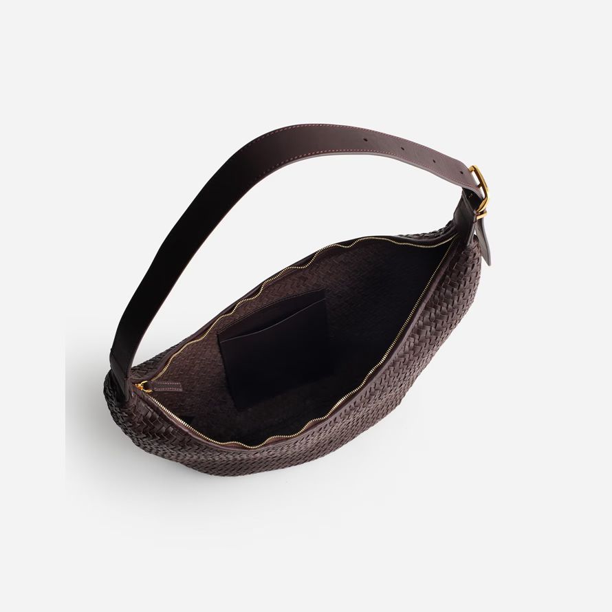 schokolade madewell das wesentliche kurve womens shoulder bag