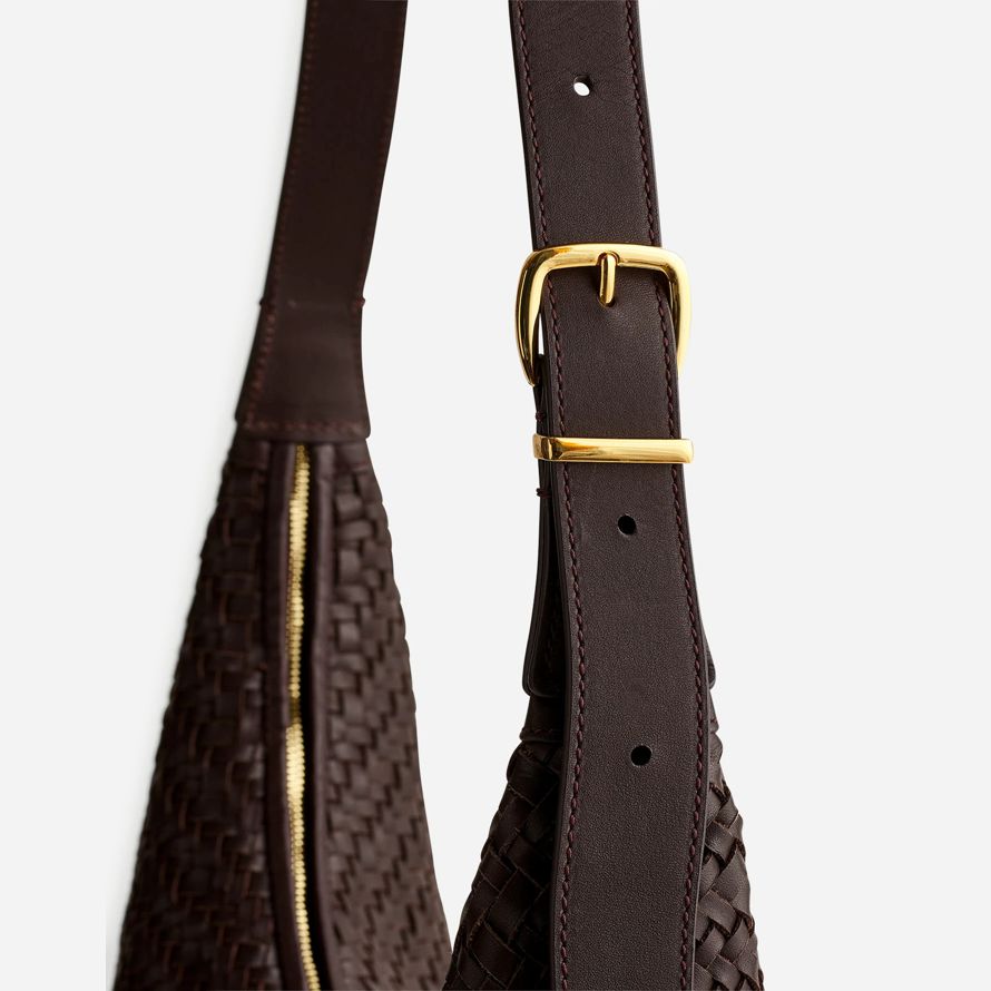 schokolade madewell das wesentliche kurve womens shoulder bag