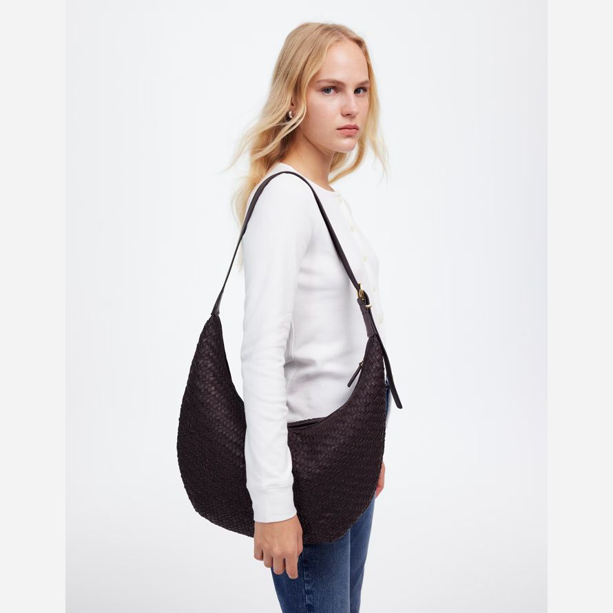 schokolade madewell das wesentliche kurve womens shoulder bag