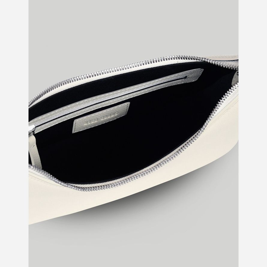 weiße madewell hyer waren luxe medium damen schulter tasche