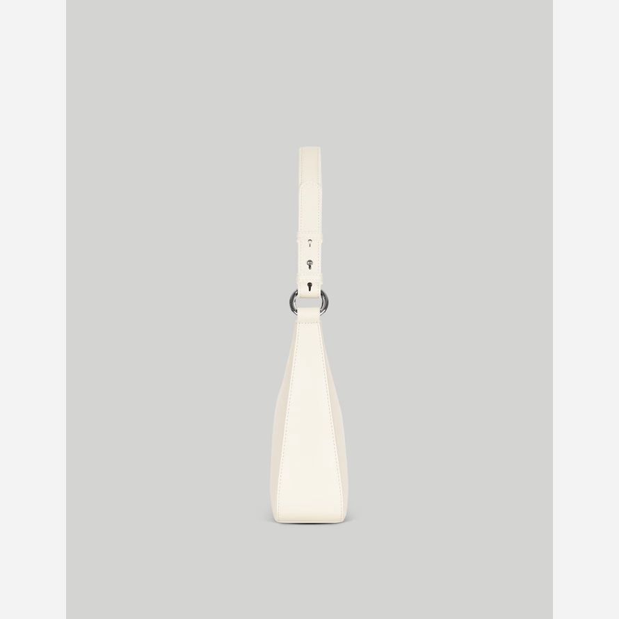 weiße madewell hyer waren luxe medium damen schulter tasche