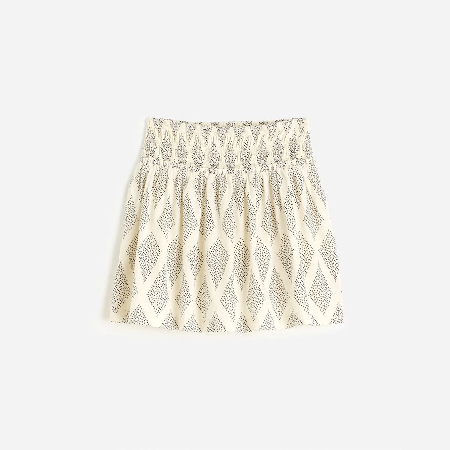 madewell rüschen mini damen rock creme