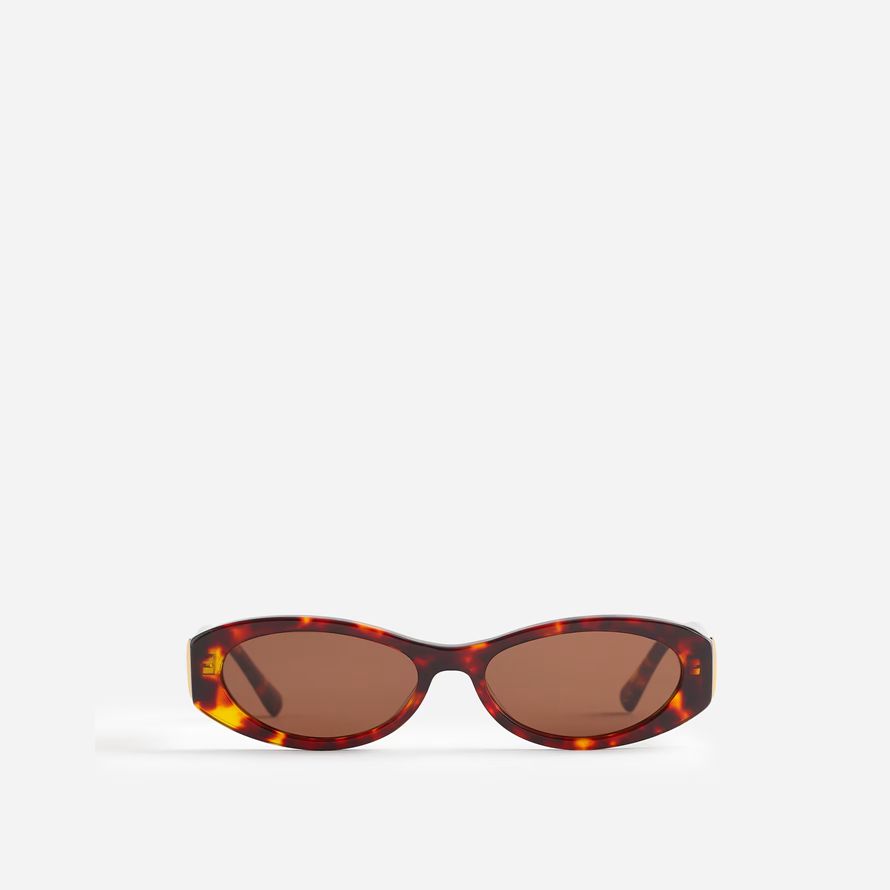 brown madewell skinny oval damen sonnenbrille