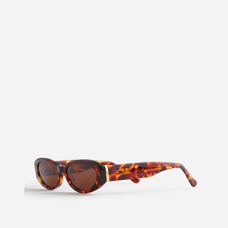 brown madewell skinny oval damen sonnenbrille