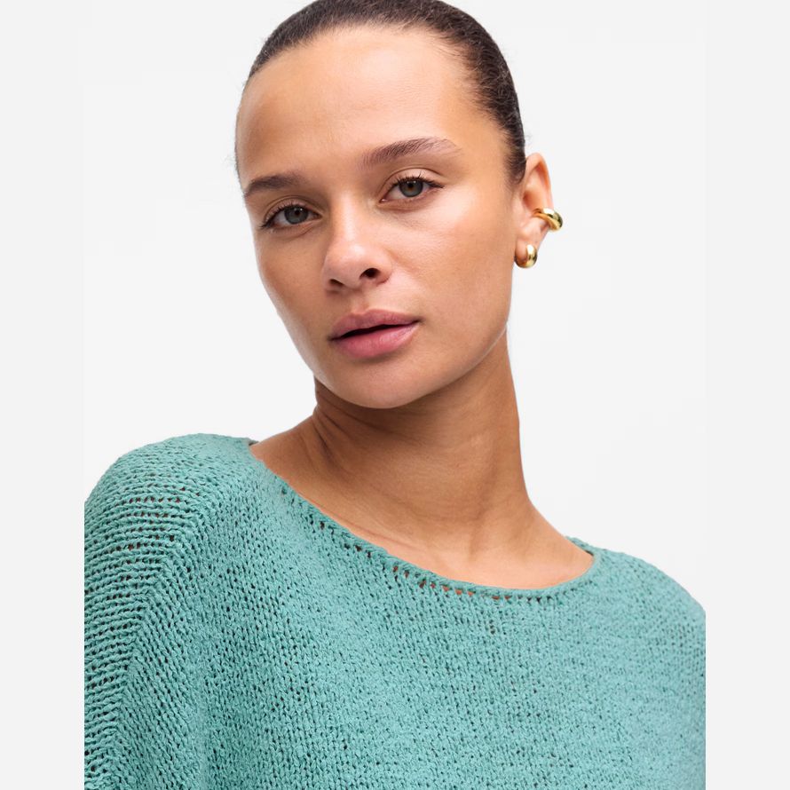 madewell boatneck pullover womens pullover türkis