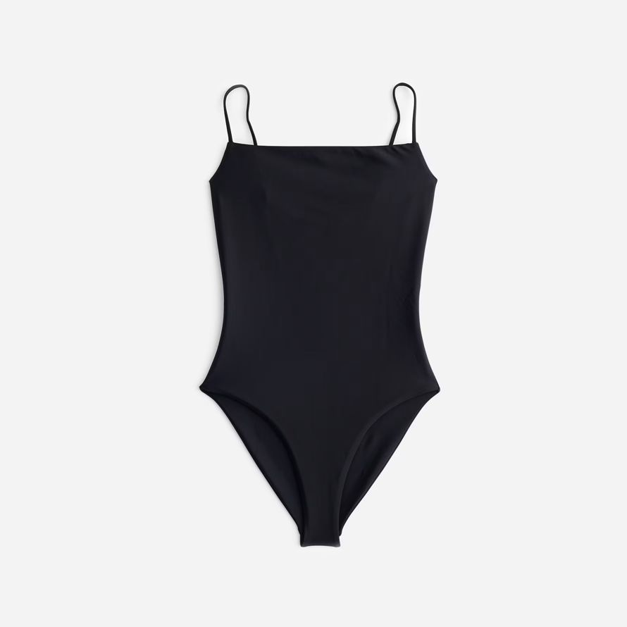 madewell jade swim layla one-piece damen-badeanzug-black