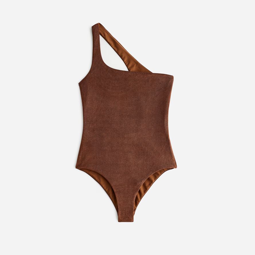 dunkelbraun damen madewell jade swimᆴ evolve one-piece swimsuit