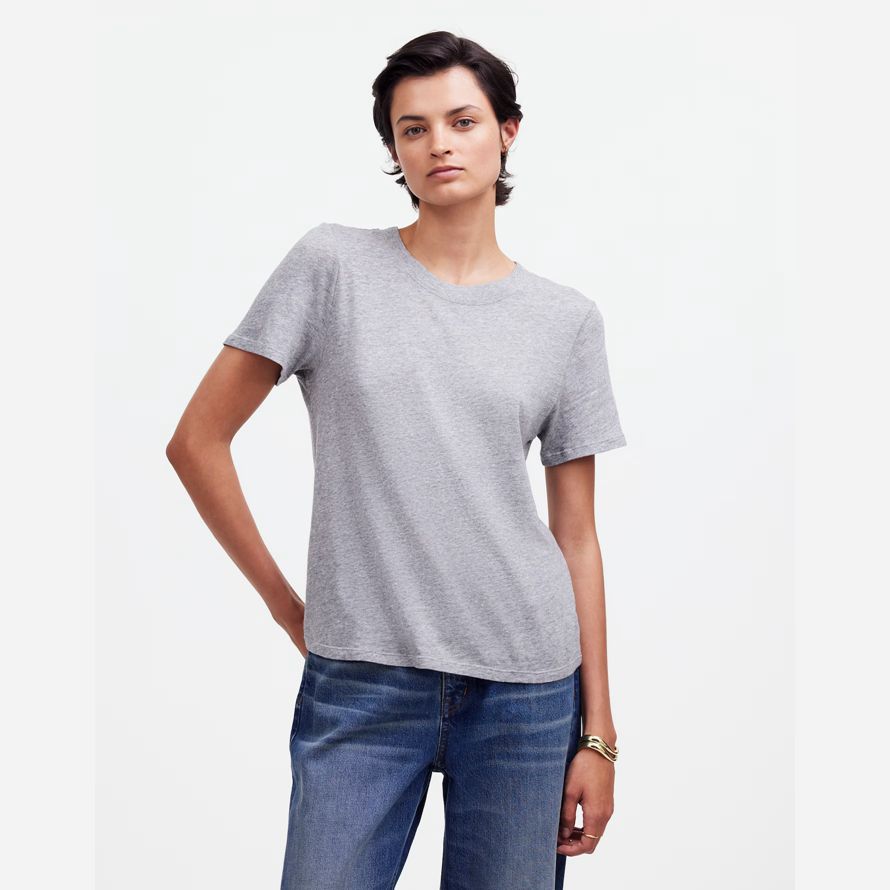 grau madewell premium-standard-01. die geschrumpfte womens t-shirts