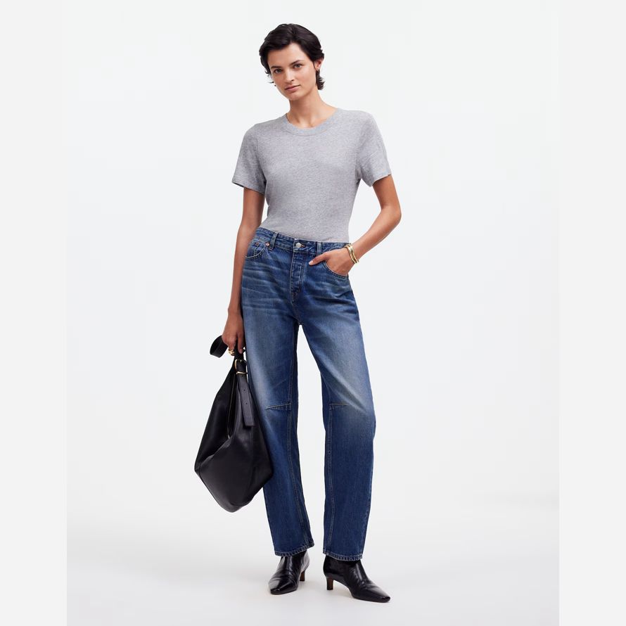 grau madewell premium-standard-01. die geschrumpfte womens t-shirts