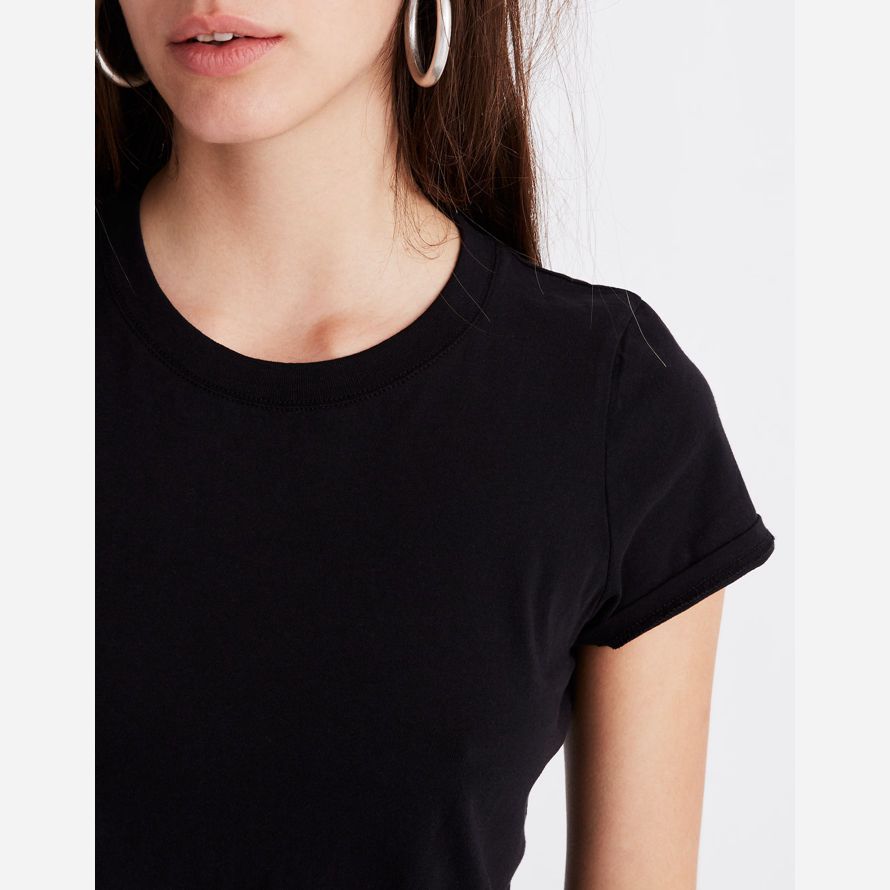 madewell northside vintage frauen t-shirts schwarz