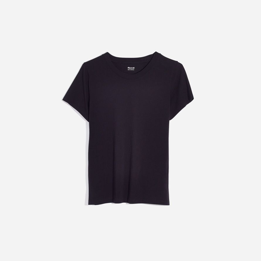 madewell northside vintage frauen t-shirts schwarz